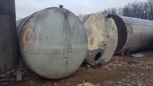 Емкость эмалированная, объем -20 куб.м., горизонтальные, пр-во Полтава