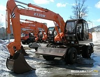 Экскаватор колесный Эксмаш E130W LCE