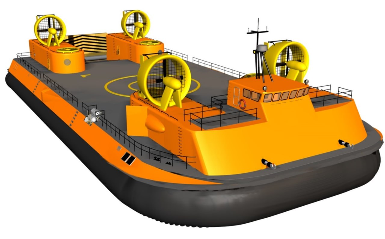 Объединённая судостроительная корпорация презентовала серию инновационных судов на воздушной подушке