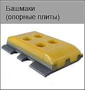 Башмаки на фрезы Wirtgen и укладчики Vogele