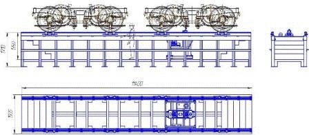 Позиция разборки сборки тележек