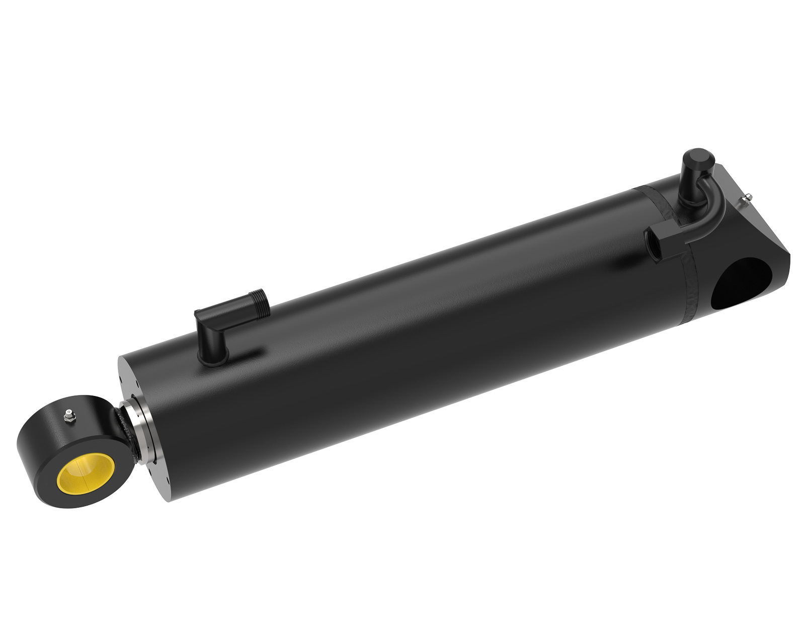 Гидроцилиндр лесного грейфера ЛВ-185.61.400 100х50х315 v1