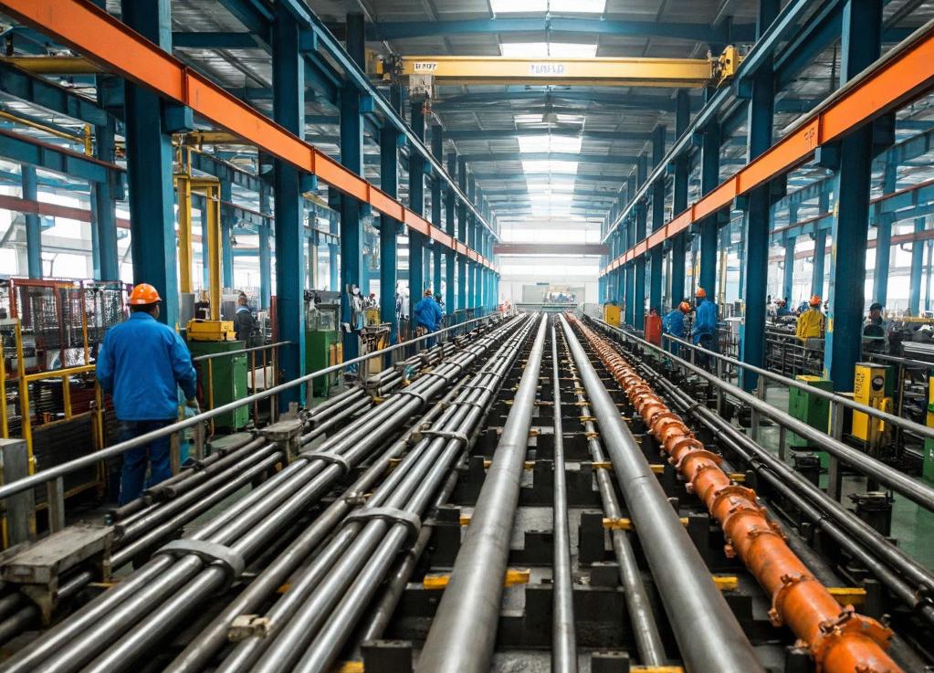 На ТАГМЕТе ввели в строй новый пресс для выравнивания бурильных труб