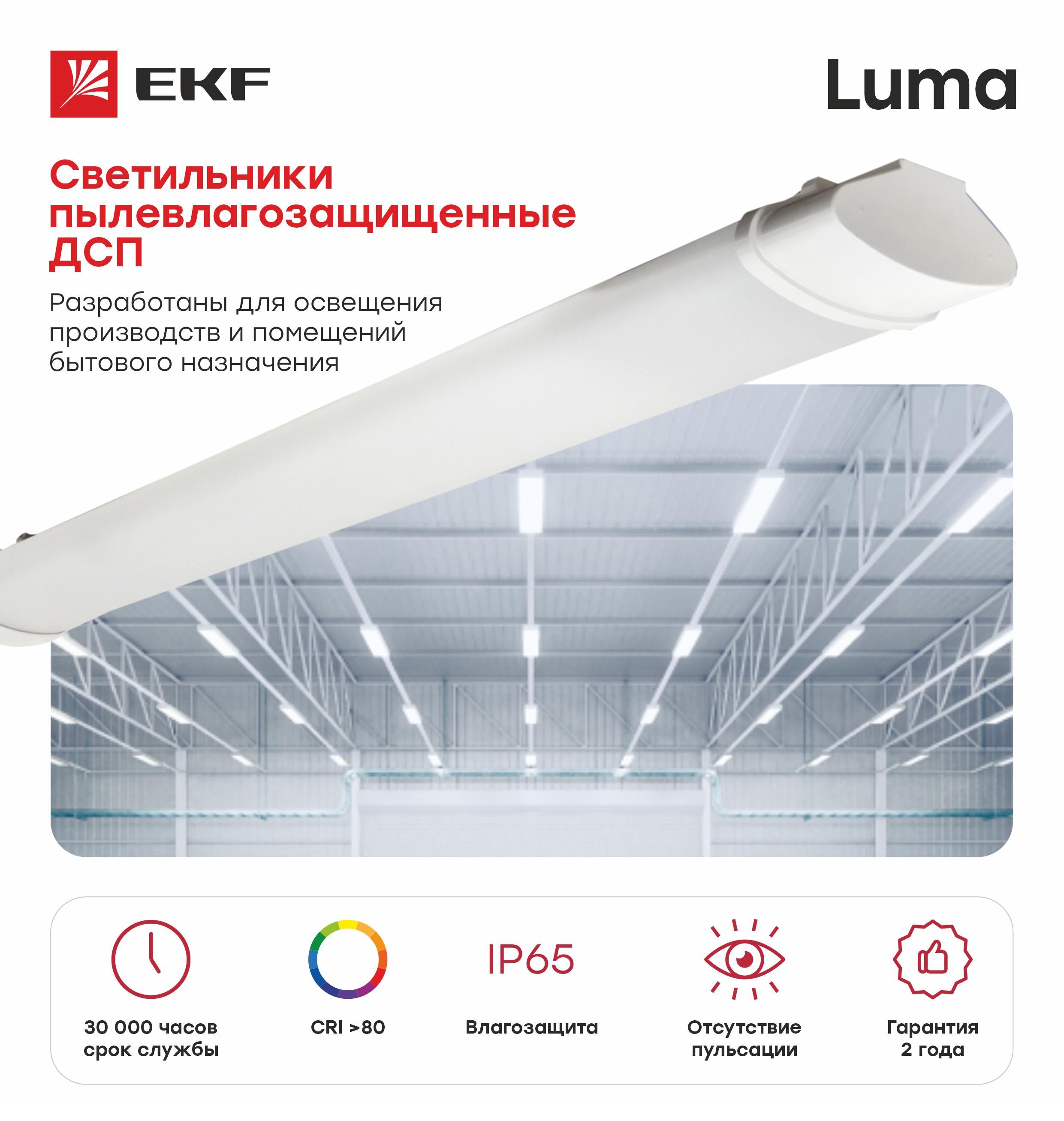 Подбираем промышленные светильники с EKF Подбираем промышленные светильники с EKF