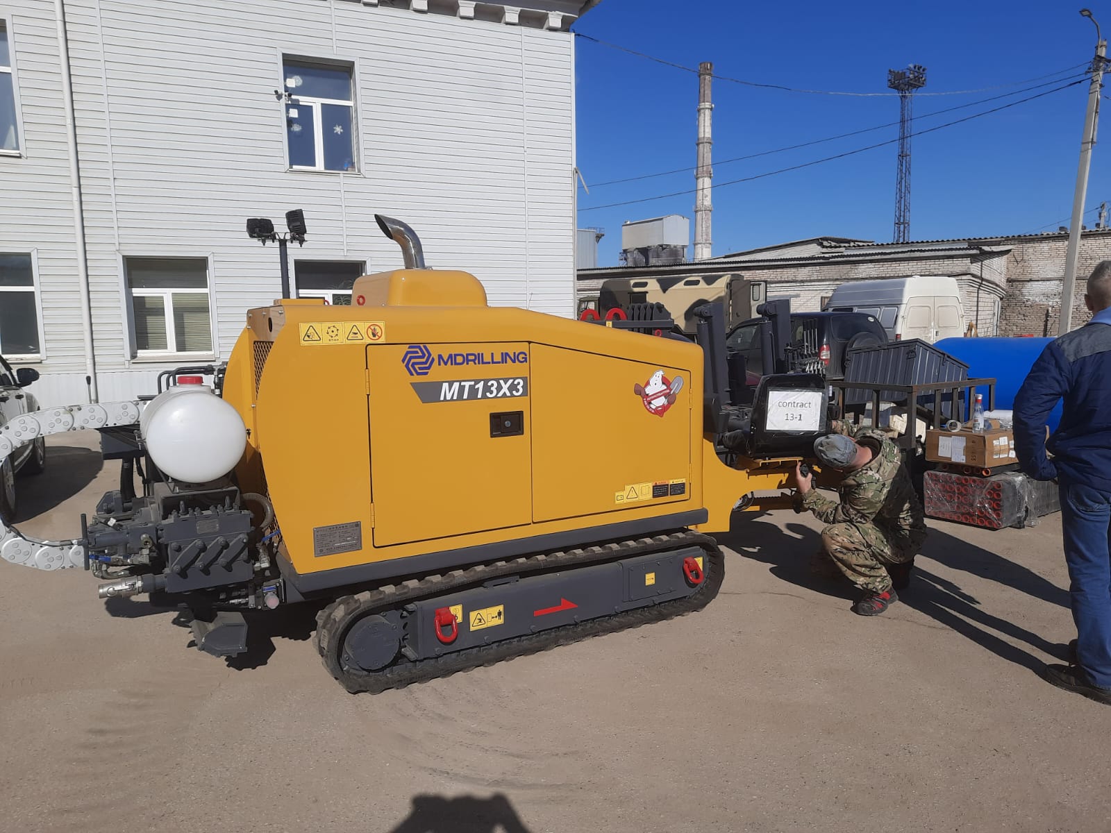 ГНБ установка MDRILLING XZ130F ГНБ установка MDRILLING XZ130F