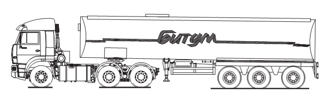 Автобитумовоз Б62-30
