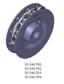 Звездочка для приводной станции (номера 0,2,4,6) Звездочка для приводной станции (номера 0,2,4,6)
