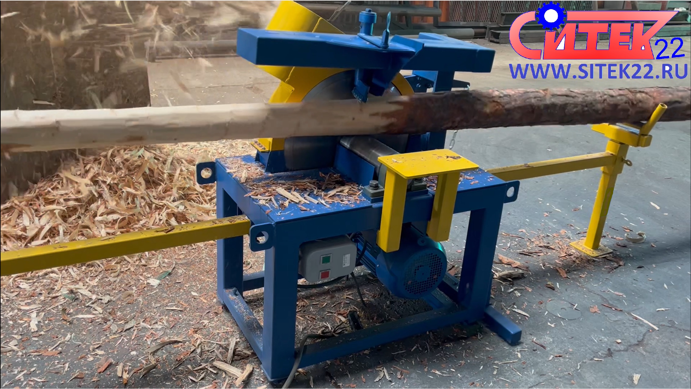 Окорочный станок для тонкомера ОС-200 СИТЕК