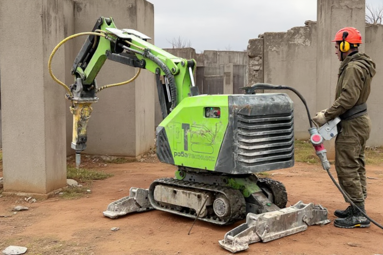 Автоматизированный демонтаж: Setl Group провела тестирование робота‑бетонолома в Ленобласти»