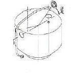 Молокоприемник 50л, диаметр 51мм Молокоприемник 50л, диаметр 51мм