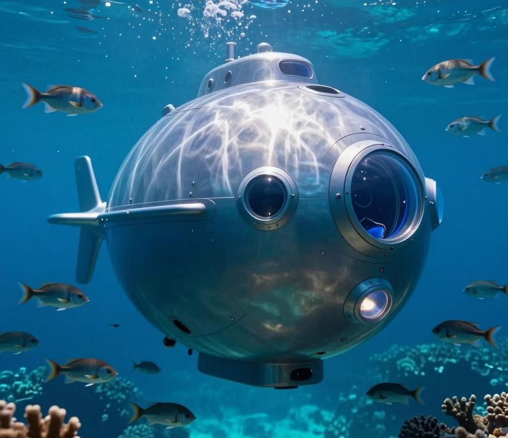 Китай завершает создание первого подводного экскурсионного судна для погружений на глубину до 1 000 метров 