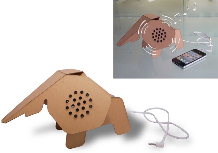 Крафтовый USB спикер "Собери себе слона"