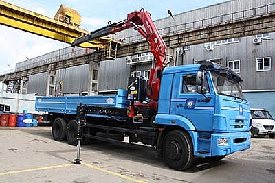 КАМАЗ-65117 с КМУ Amco Veba