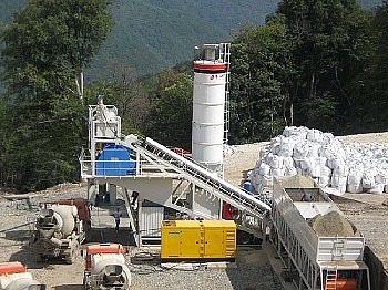 Бетонный завод "Semix 120 Grand Korsar". Готов к отгрузке. 120 м3/час.