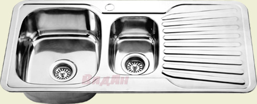Мойки кухонные 990L (две чаши)