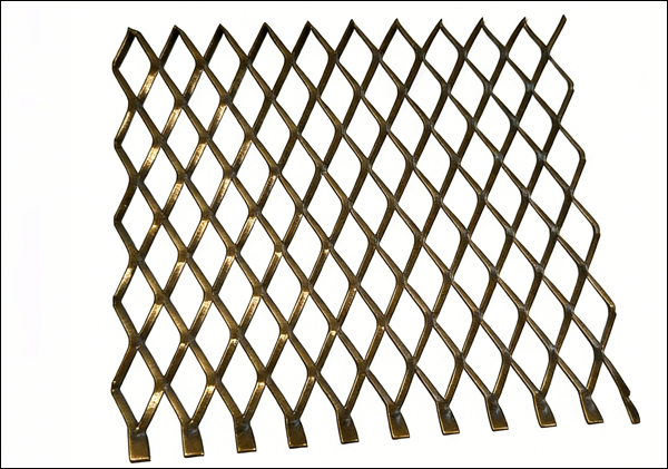 Expanded metal mesh fence Expanded metal mesh fence