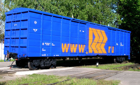 Крытые вагоны новые 2013 г., мод. 11-7038