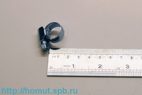 Хомуты червячные (Китай, 9мм, оцинкованные, W1)