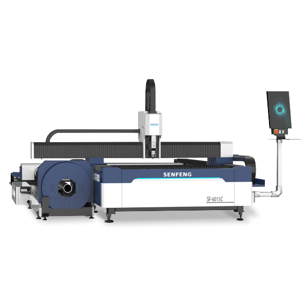 Комбинированный станок лазерной резки листового металла и труб Senfeng SF6015C Комбинированный станок лазерной резки листового металла и труб Senfeng SF6015C