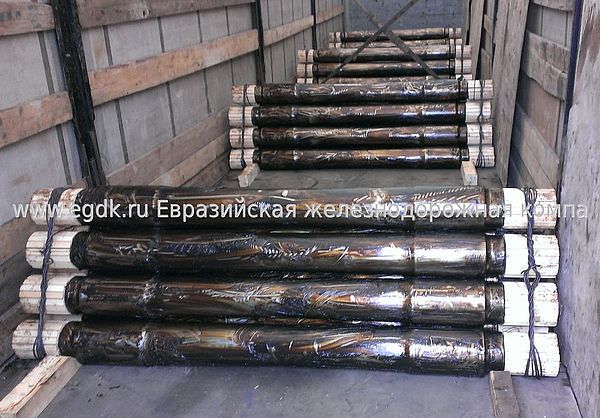 Ось чистовая вагонная РУ1Ш 100.10.049