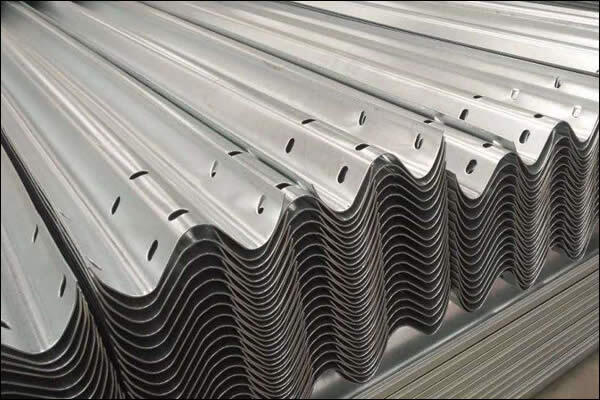 Galvanised Highway Triple Guardrail