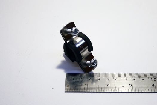 Хомут трубный W2 нерж. 3/8 ", М8/10 (16-19) Хомут трубный W2 нерж. 3/8 ", М8/10 (16-19)