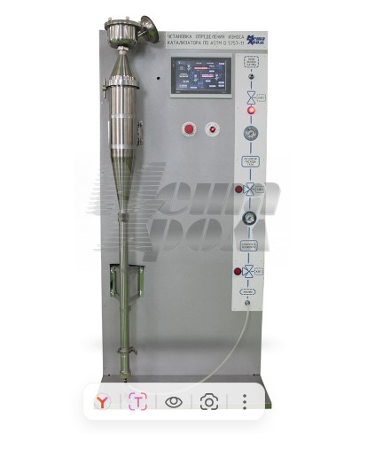 Автоматизированная установка определения износа катализатора для крекинга с псевдоожиженным слоем воздушной струей согласно ASTM D5757-11(22)