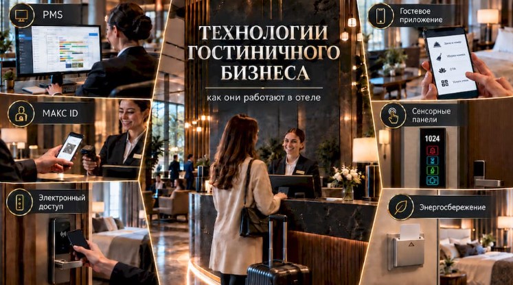 Технологии гостиничного бизнеса: как они работают в отеле