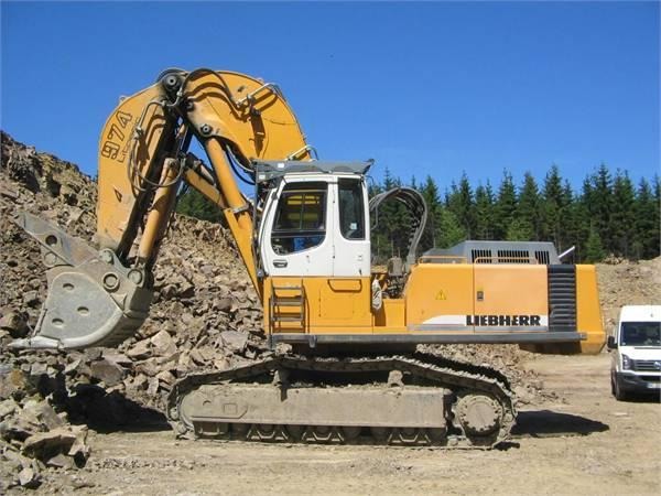 Гусеничный экскаватор LIEBHERR R 974