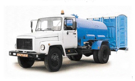 Вакуумная машина КО-503В-3 на шасси ГАЗ- 3307
