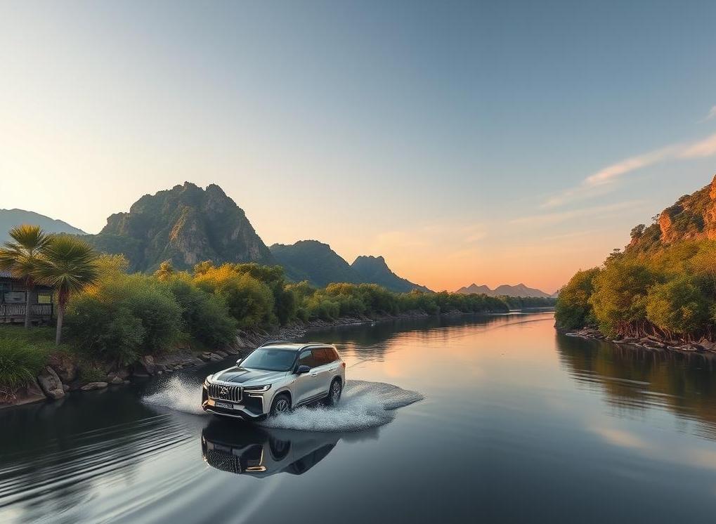 Jetour Zongheng G700 покорил Янцзы