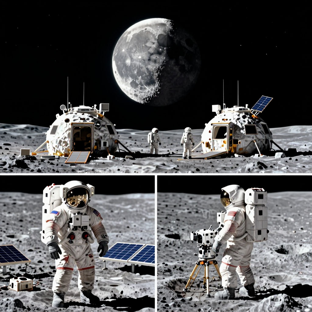 NASA представляет стратегию строительства лунной базы и подготовки миссии с ядерным космическим кораблём на Марсу до 2028 года