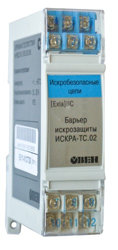 Барьер искрозащиты ОВЕН ИСКРА-ТП.02