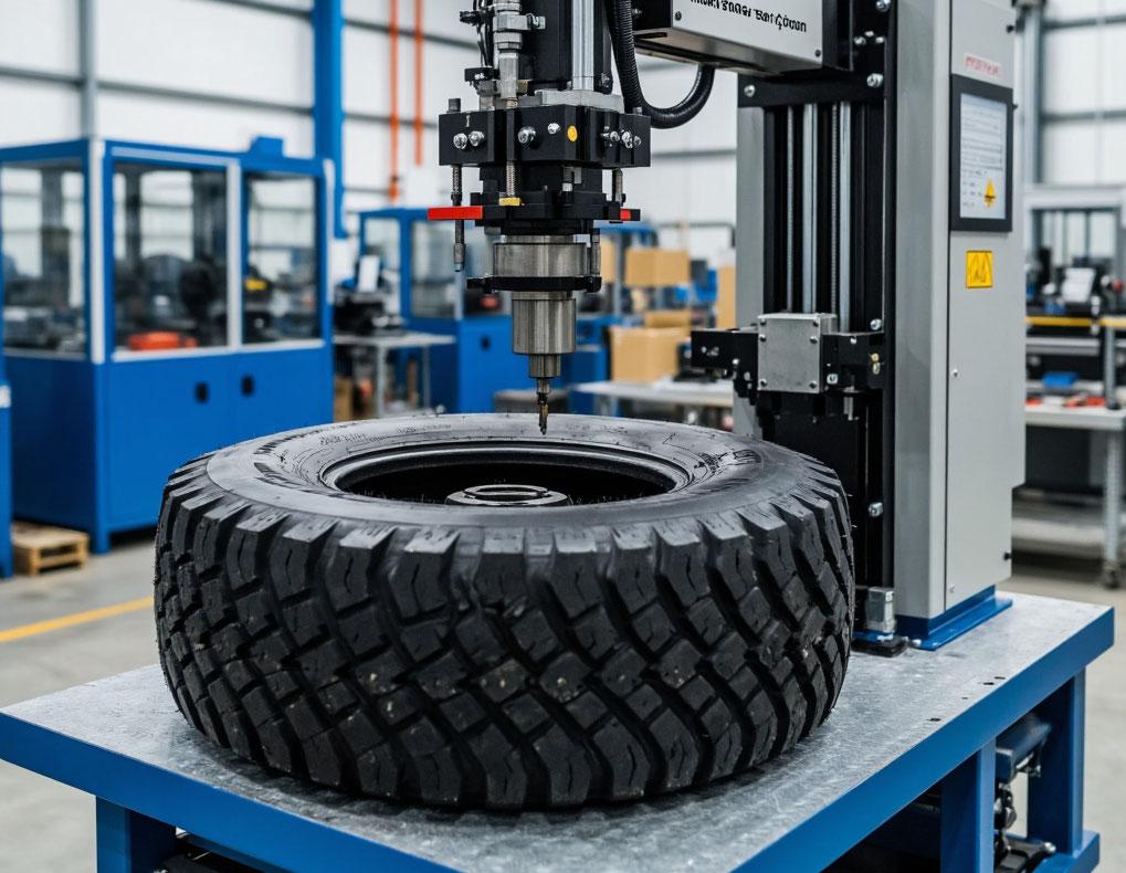 Российский автомат для ошиповки шин: серийное производство запущено