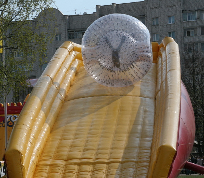 Горка для зорбинга