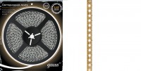 Лента светодиодная Gauss 3528/120-SMD 9.6W 12V DC теплый белый IP66 (блистер 5м)