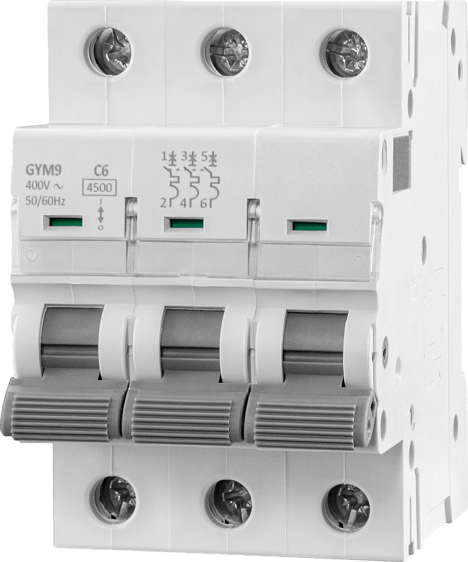 Автоматические выключатели GYM9-1P-N2, GYM9-1P и GYM9-3P