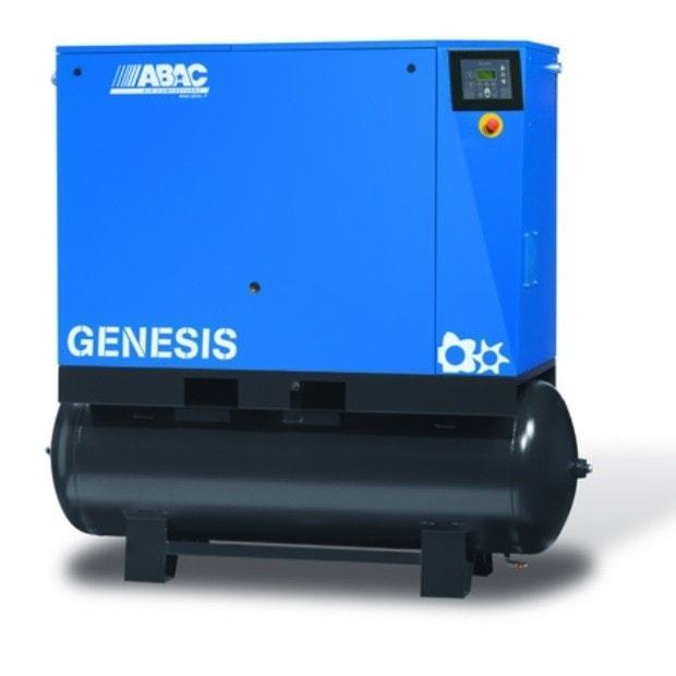 Винтовой компрессор GENESIS Abac на ресивере с осушителем + частотный преобразователь