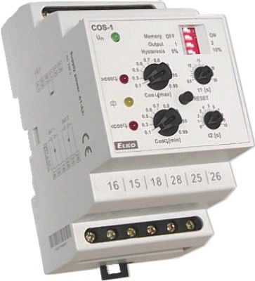 Реле контроля коэффициента мощности COS-1