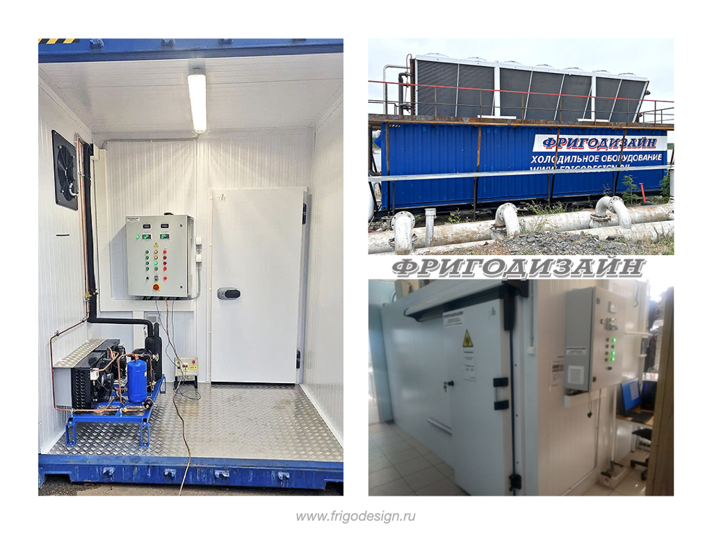 Контейнерная климатическая камера для проверки стабильности свойств грунтов в условиях вечной мерзлоты