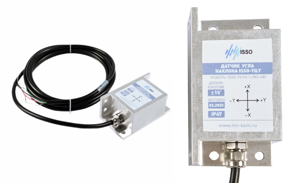 Датчик угла наклона ISSO-TILTG-1.2 RS-485