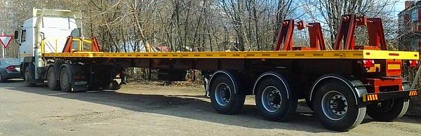 Балковоз раздвижной 935032-02 грузоподъемность до 38 т.