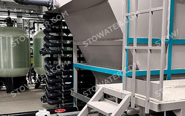 Тонкослойный горизонтальный отстойник для очистных сооружений