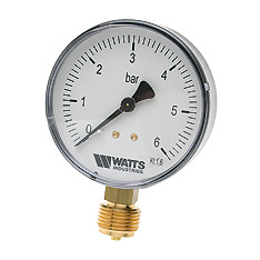 "Манометр радиальный Watts F+R200 нр 1/4"х 16 бар"