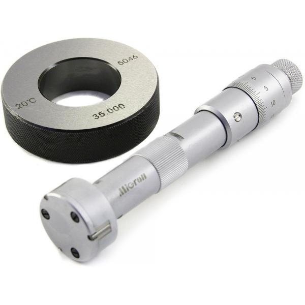 Нутромер микрометрический 3-точечный 35-40 0.005 с у/к Micron