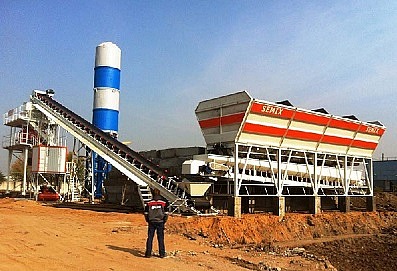 Бетонный завод "Semix 120 Major". Готов к отгрузке. 120 м3/час.