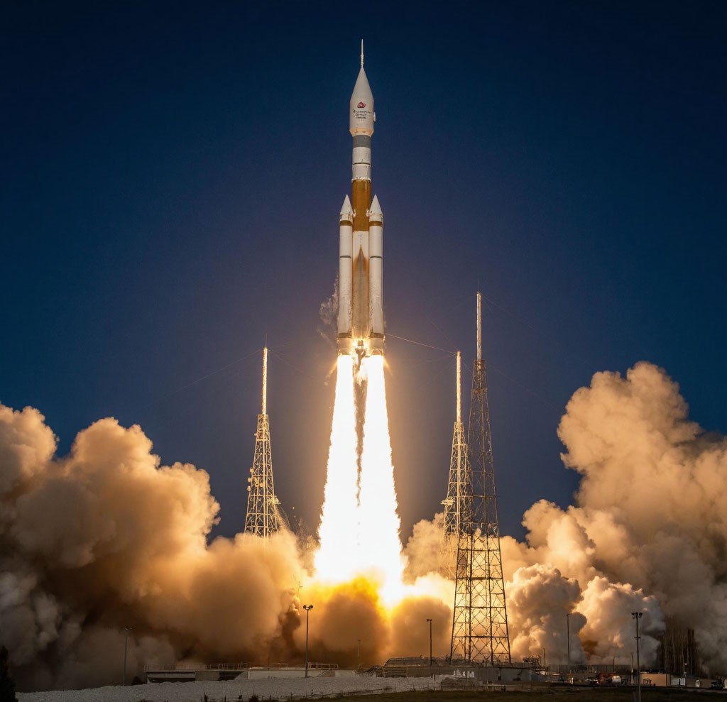 Три космонавта отправились к МКС в День благодарения: старт «Союза МС‑28»