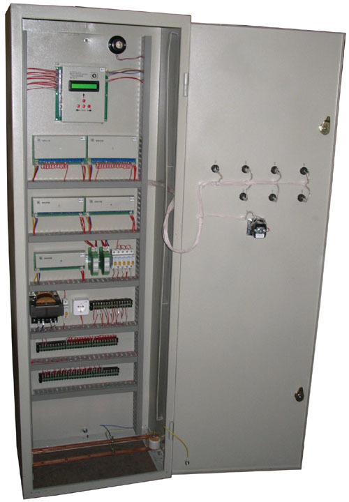 Щит типа ЩАК-4, с установленными контроллерами ИУК-31, ИУК-41Д, ИУК-41В и ИУК-51АДВ. Щит типа ЩАК-4, с установленными контроллерами ИУК-31, ИУК-41Д, ИУК-41В и ИУК-51АДВ.