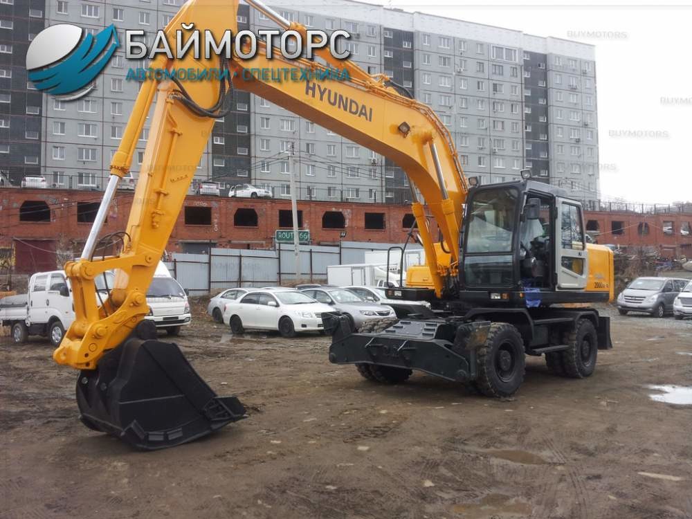 Экскаватор колесный Hyundai r200w 2011г Экскаватор колесный Hyundai r200w 2011г