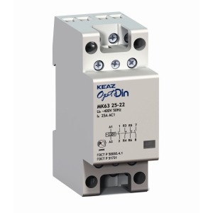 Модульные контакторы OptiDin МK63 25 Модульные контакторы OptiDin МK63 25